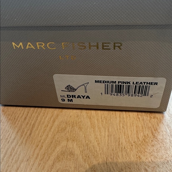 Marc Fisher “Draya” Braided Heel Sandal in Pink - Picture 8 of 9